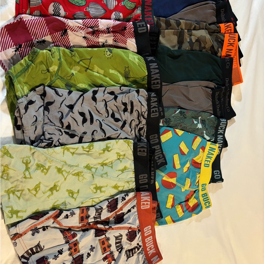 Duluth Trading Co 14 pairs of Men’s Boxer Briefs Large
